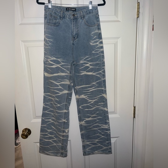 THE KRIPT blue straight cut jeans - Picture 1 of 2